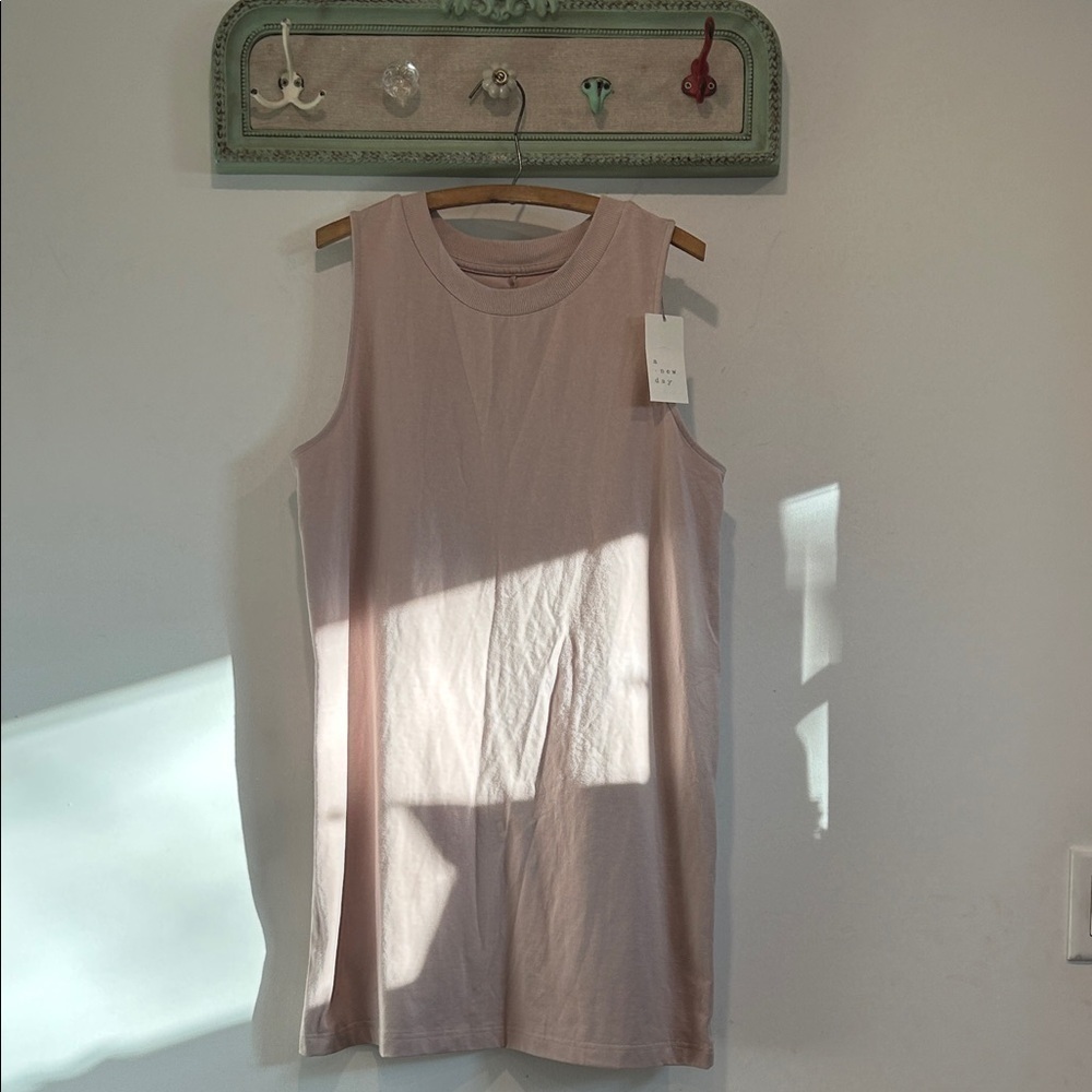 A New Day Clay sleeveless basic tank style mini dress women’s large new
